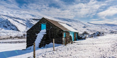 Photo for Winter in Snowdonia after a fall of snow - Royalty Free Image