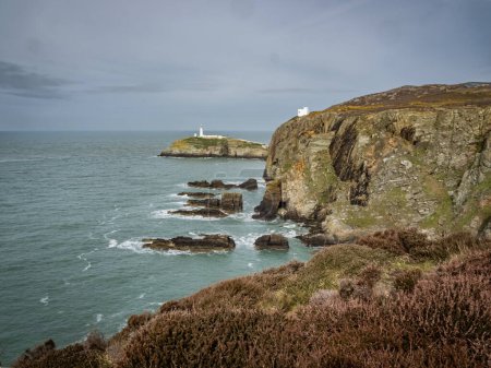 South Stack Leuchtturm Insel Anglesey North Wales