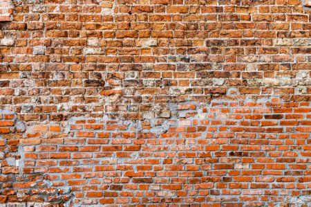 Photo for Brick Wall Background. Vintage red brick wall texture for design. - Royalty Free Image