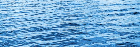 Photo for Sea surface. Blue water texture. Close up blue water surface at deep ocean - Royalty Free Image