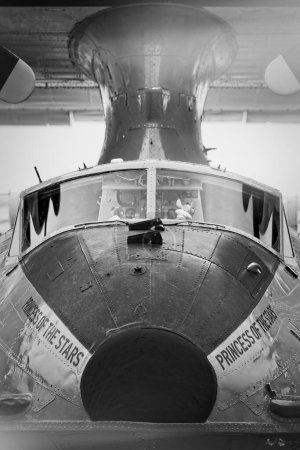 Téléchargez les photos : Un PBY Catalina, également appelé le Consolidated Model 28, bateau volant et l'un des hydravions les plus largement utilisés de la Seconde Guerre mondiale à l'America's Airshow 2023 à Miramar, Californie. - en image libre de droit