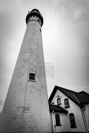 Le phare de Windpoint, construit en 1880, à Racine, Wisconsin.