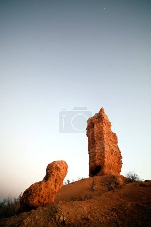 Photo for The Vingerklipp rock formation in Damaraland, Namibia - Royalty Free Image