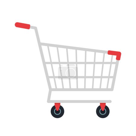 Illustration for Cart cartoon vector. Cart on white background. - Royalty Free Image