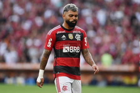 Photo for Match between Flamengo and Sao Paulo as part of Copa do Brasil 2023 Final at Maracana Stadium on September 17, 2023 in Rio de Janeiro, Brazil - Royalty Free Image
