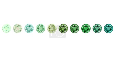 Illustration for Gems set for game design. Diamond, brilliant gem. Vector illustration. EPS 10. - Royalty Free Image