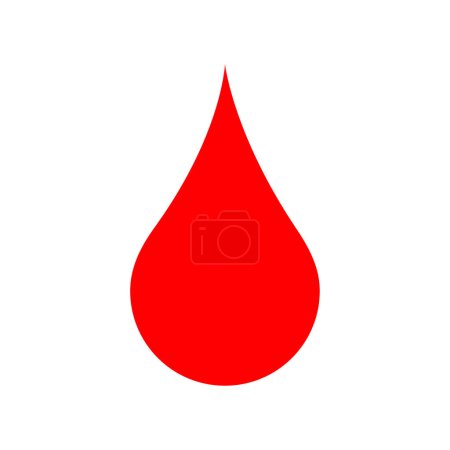 Illustration for Health medical blood drop sign . Vector illustration. Eps 10. Stock image. - Royalty Free Image