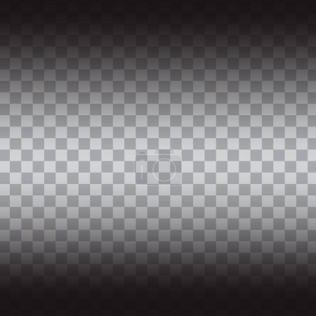 Transparent gradient overlay. Fading checkerboard design. Vector background. EPS 10. Stock image