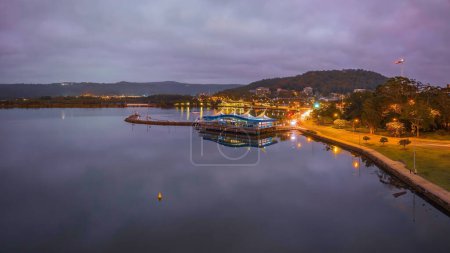 Photo for Sunrise over Brisbane Water at Gosford on the Central Coast, NSW, Australia. - Royalty Free Image