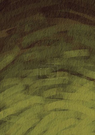 Téléchargez les photos : Coup de pinceau de couleur verte et marron sur fond d'illustration en papier pour la décoration sur nature fraîche, cérémonie du thé biologique et traditionnel. - en image libre de droit