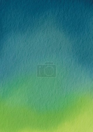 Téléchargez les photos : Illustration abstraite bleue et verte sur papier pour la décoration sur concept tropical et nature. - en image libre de droit