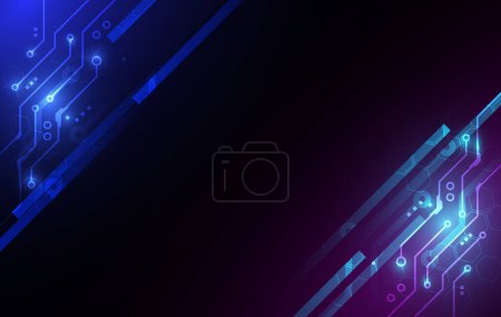 Illustration for Vector circuit board background technology. illustration - Royalty Free Image