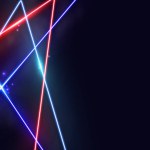 Abstract glowing neon lights background vector.
