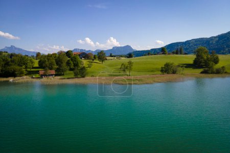 Foto de Maravillosa zona de recreación local alrededor del Irrsee en Austria - Imagen libre de derechos