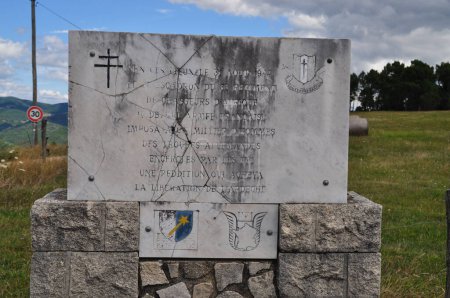 Photo for War memorial near La Voulte, France. - Royalty Free Image