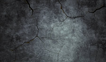Photo for Cracked Textured Background Fills the Frame with Unique Character. - Royalty Free Image