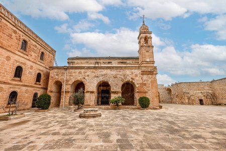 Assyrische Kirche in Midyat. Mor Yakup-Kloster, Kirche Salhe Baristepe Midyat Mardin.