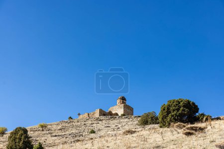 Located in Altinsarac village in Gevas district of Van, St. Thomas Church. Ruins of Altinsarac Church on Lake Van, Turkey.