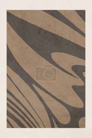 Vintage style abstract illustration. For covers, business cards, for interior decoration