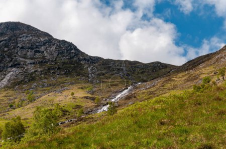 Glencoe Escocia Reino Unido. Hermoso paisaje de montaña.