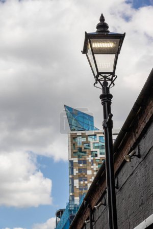 June 12, 2022 Birmingham West Midlands United Kingdom. Street lamp