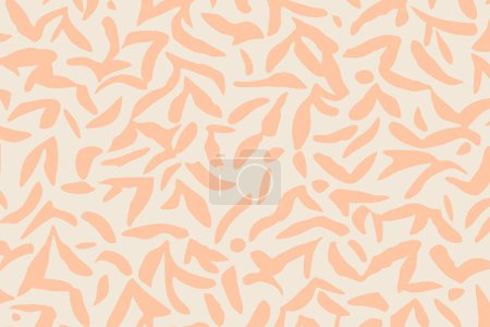 Minimalist abstract pattern. Modern fashionable pattern for fabrics.