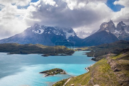 Photo for Amazing landscape of torres del paine national park, chile - Royalty Free Image