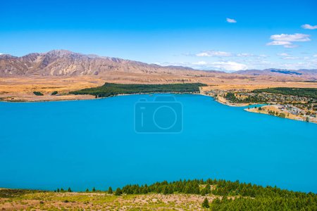 Photo for Views of lake tekapo and surroundings, new zealand - Royalty Free Image
