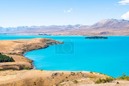 Photo for Views of lake tekapo and surroundings, new zealand - Royalty Free Image