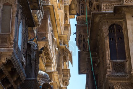 Téléchargez les photos : Jaisalmer, Inde. 18 octobre 2023 : vue sur la ville dorée de Jaisalmer, Inde - en image libre de droit