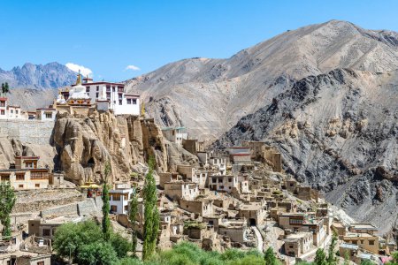 Photo for Views of lamayuru village in leh ladakh district, india - Royalty Free Image