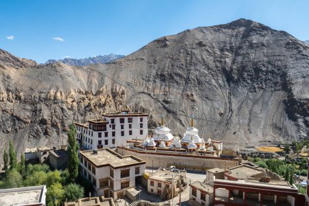 vistas del pueblo de lamayuru en el distrito de leh ladakh, India