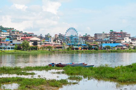 views of phokara city, nepal