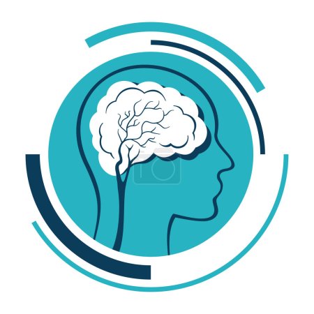Illustration for Neurosurgery flat icon - medical specialty for prevention, diagnosis, surgical treatment, and rehabilitation of disorders of nervous system - Royalty Free Image