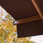 Sunprotecting awning from fabric material