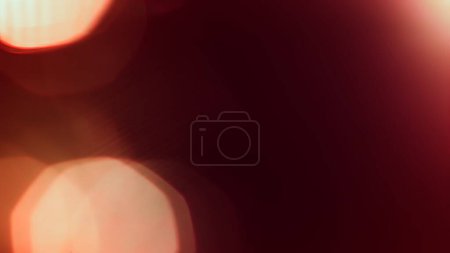 Photo for Abstract red orange bokeh illustration background and effect overlay. Soft toned vibrant defocused decor template copy space backplate. Macro close-up glow effect product showcase backdrop. - Royalty Free Image