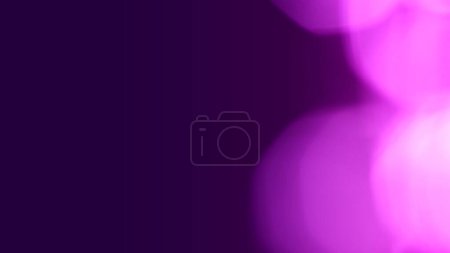 Photo for Abstract purple magenta and pink bokeh illustration background and effect overlay. Soft toned vibrant defocused decor template copy space backplate. Macro close-up glow effect product showcase backdrop. - Royalty Free Image