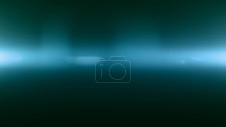 Foto de Ilustración de fondo de fuga de luz de superposición de gradiente de destello de lente azul verde abstracto. Exhibición de producto de decoración desenfocada vibrante. Placa trasera de espacio de copia de tonos suaves. Elegante resplandor producto escaparate telón de fondo. - Imagen libre de derechos
