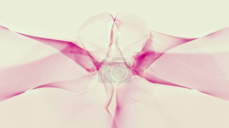 Foto de Elegante abstracto rosa y blanco degradado forma de fondo de banner web de redes sociales. Placa posterior del concepto de ilustración 3D con espacio de copia y fondo de plantilla de escaparate de producto. - Imagen libre de derechos