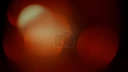 Photo for Abstract red orange bokeh illustration background and effect overlay. Soft toned vibrant defocused decor template copy space backplate. Macro close-up glow effect product showcase backdrop. - Royalty Free Image