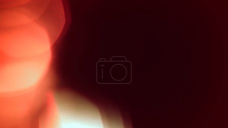 Téléchargez les photos : Illustration abstraite de bokeh rouge orange fond et superposition d'effets. Modèle d'espace de copie de modèle de décor déconcentré vibrant tonique doux plaque arrière. Macro close-up effet lumineux produit vitrine toile de fond. - en image libre de droit
