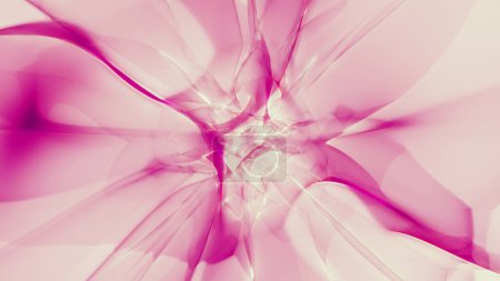 Foto de Elegante abstracto rosa y blanco degradado forma de fondo de banner web de redes sociales. Placa posterior del concepto de ilustración 3D con espacio de copia y fondo de plantilla de escaparate de producto. - Imagen libre de derechos