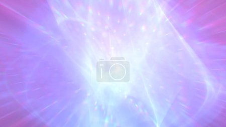 Photo for Abstract purple light shiny gradient and white rotating dots pattern background. 3D illustration copy space as product showcase and graphic backdrop template for healthcare and beauty technology. - Royalty Free Image
