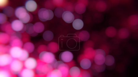 Foto de Resumen elegante rosa neutro de marco completo fondo círculo bokeh. Concepto Plantilla de ilustración 3D para superposiciones festivas vibrantes, espacio de copia y fondos de decoración de pantalla de escaparate de productos texturizados - Imagen libre de derechos