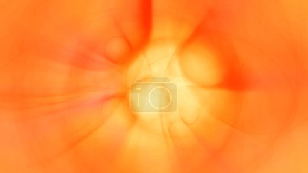 Photo for Abstract orange energy background with summer sun rays and lens flare. 3D illustration sun flare gradient backdrop template for web banner and backplate for merchandise copy space and product showcase - Royalty Free Image