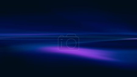 Photo for Abstract blurred blue pink dawn background. Soft gradient copy space backdrop, illuminated light painting and place for text. 3D Illustration for landing page and banner graphic design - Royalty Free Image