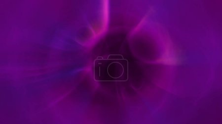 Photo for Abstract rotating lens flare with magenta blue and violet prism colored curved gradient streaks. Spring season concept 3D illustration background. Mock-Up product showcase with pack shot copy space. - Royalty Free Image