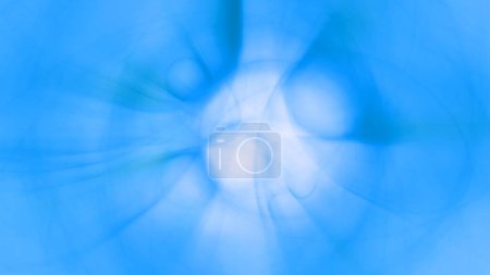 Téléchargez les photos : Abstrait bleu et blanc courbé dégradé sphérique géométrie vague fond de bannière. Modèle d'espace de maquette et de copie de vitrine de produit de toile de fond d'illustration 3D avec des formes douces de ligne d'énergie de nébuleuse. - en image libre de droit