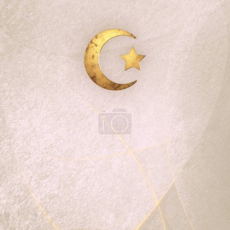 Foto de Árabe abstracto fondo islámico con símbolos árabes - Imagen libre de derechos