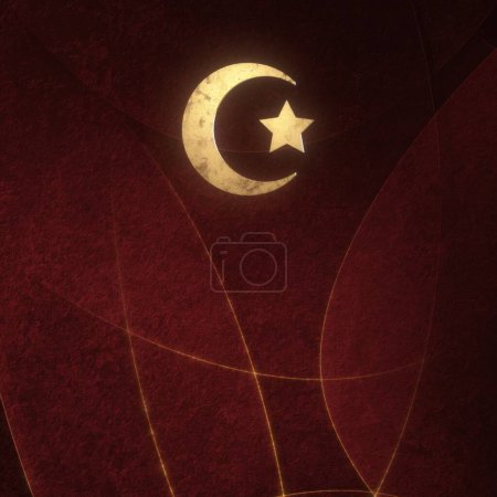 Téléchargez les photos : Arabe abstrait fond islamique avec des symboles arabes - en image libre de droit